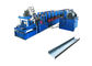 Automatic C Shape Purlin Roll Forming Machine Blue Color Galvanized Coil Material