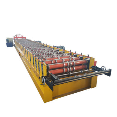 Precision 1250mm Plate Width Floor Deck Roll Forming Machine 15m/min