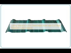 Toleransi pemotongan ±2mm Roller logam lembaran dengan bahan pemotong perawatan panas Cr12